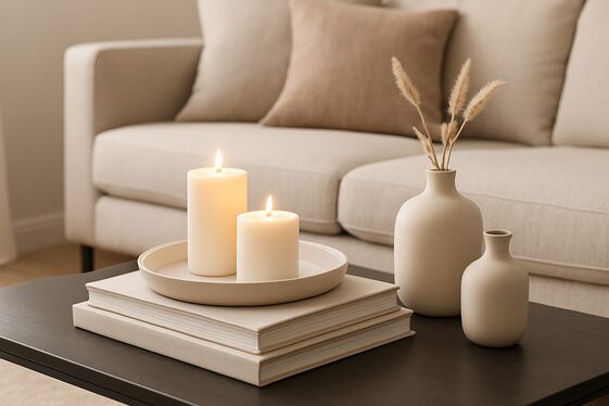 Add Unique Coffee Table Styling illustration
