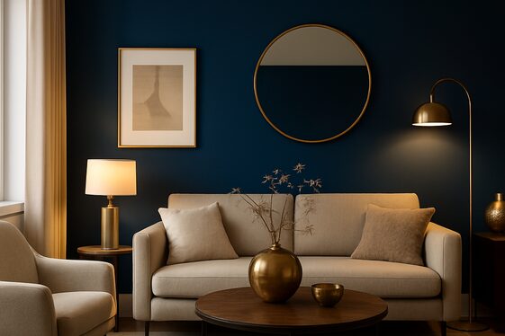 Choose a Bold Accent Wall Color illustration