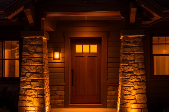 Up-Lighting to Highlight Architectural Details illustration