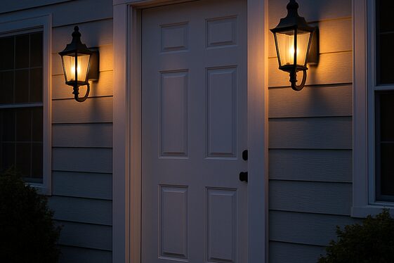 Traditional Coach Lights for Warmth illustration