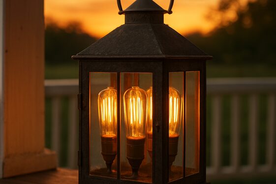 Decorative Vintage Edison Bulbs illustration