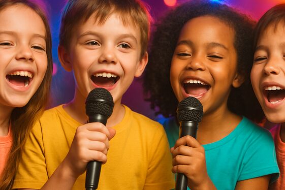 Karaoke Party to Showcase Singing Stars illustration