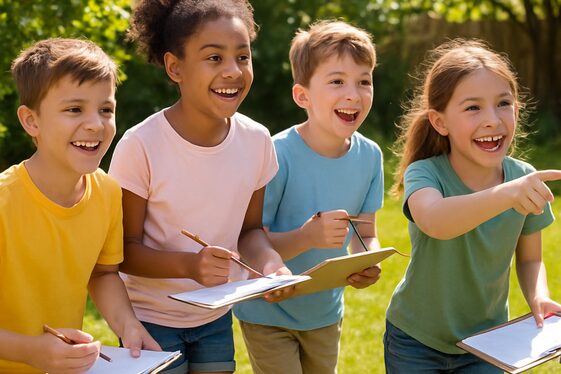 Outdoor Scavenger Hunt to Spark Adventure illustration