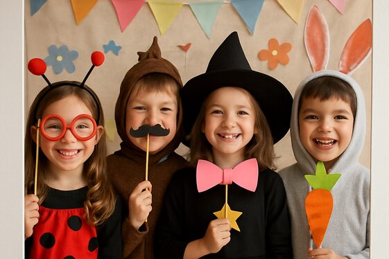 Classic Dress-Up and Makeover Photo Booth illustration