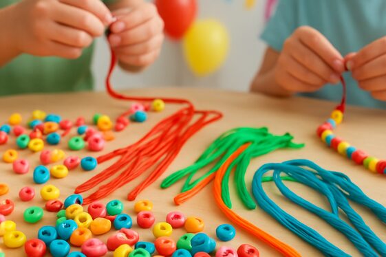 Build-Your-Own Candy Necklace Bar illustration
