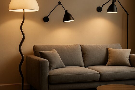 Highlight the Couch with Unique Lighting illustration