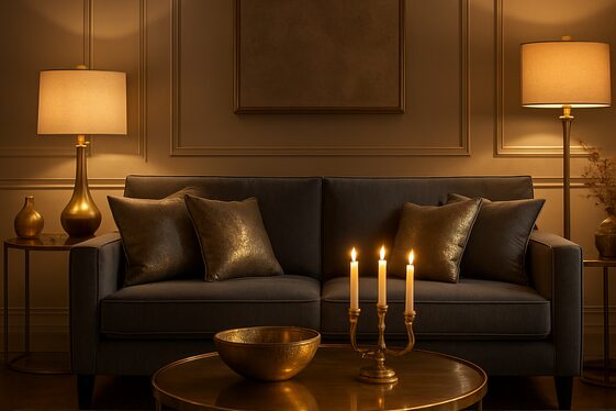 Incorporate Metallic Accents for Glam illustration