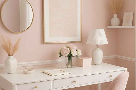 Incorporate Feminine Touches with Soft Color Palettes illustration