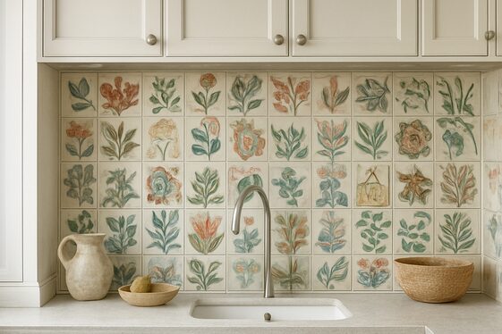 Hand-painted Tiles for Personalized Artistry illustration