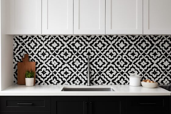 Bold Black and White Patterns for Contrast illustration