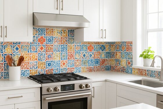 Colorful Mosaic Tiles to Brighten the Space illustration