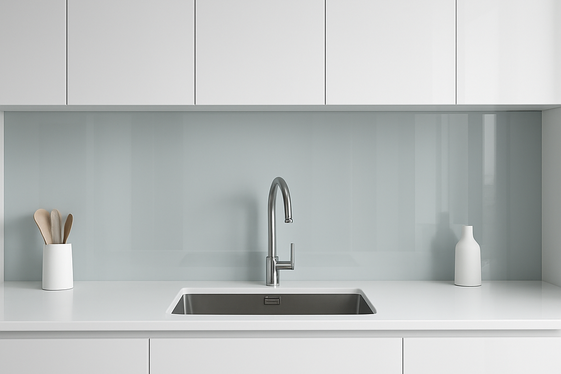 Glass Backsplash for a Sleek Finish illustration