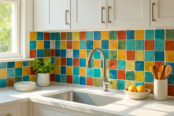 Mosaic Backsplashes to Showcase Color and Texture illustration