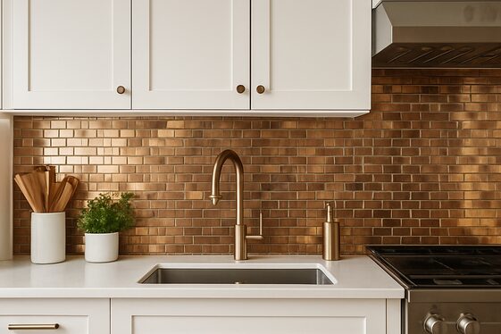 Metallic Tiles to Add Glamour illustration