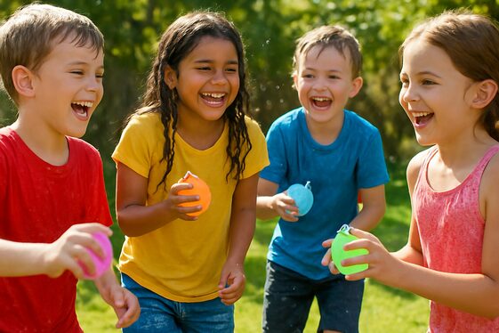 Water Balloon Fight Extravaganza illustration