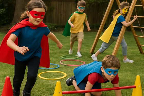 Superhero Training Camp illustration