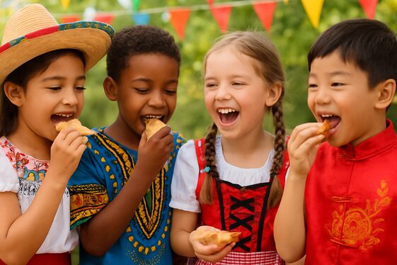 Around the World Summer Fiesta illustration