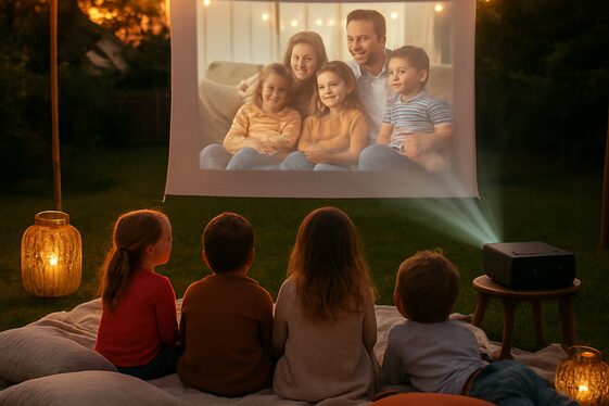 DIY Outdoor Movie Night illustration
