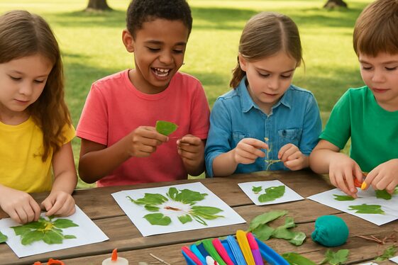 Art in the Park: Nature-Inspired Crafts illustration