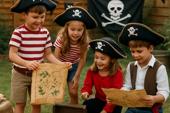 Pirate Treasure Hunt Adventure illustration