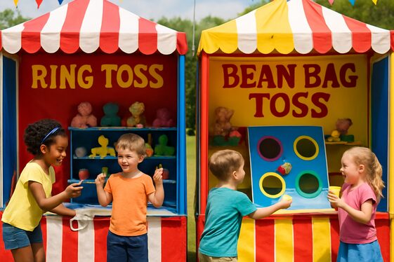 Classic Carnival Games Setup illustration