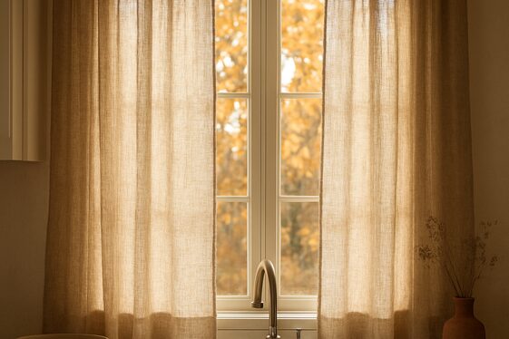 Swap Out Curtains for Light, Textured Fabrics illustration