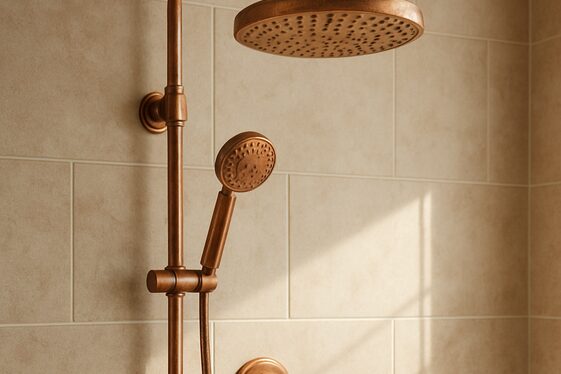 Copper Rain Shower Fixtures for Warmth and Elegance illustration