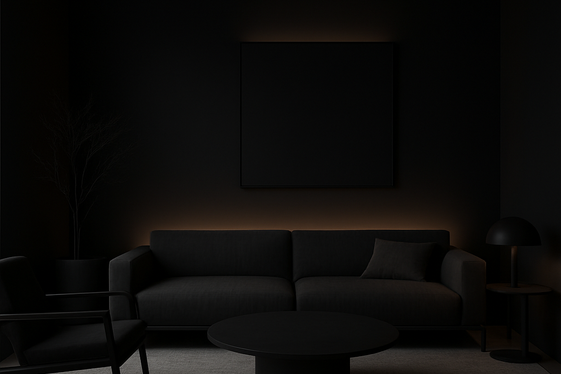 Embrace Matte Black Walls for a Moody Atmosphere illustration