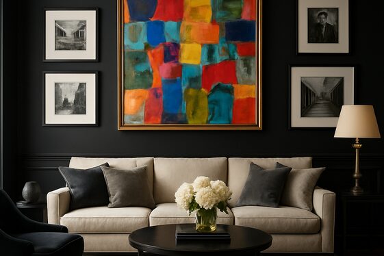 Using Black as a Backdrop for Art and Photography illustration