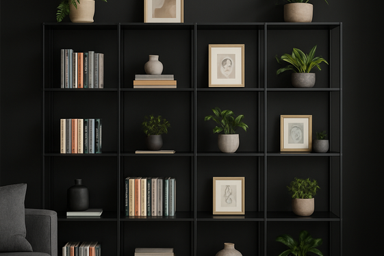 The Role of Black Shelving and Storage illustration