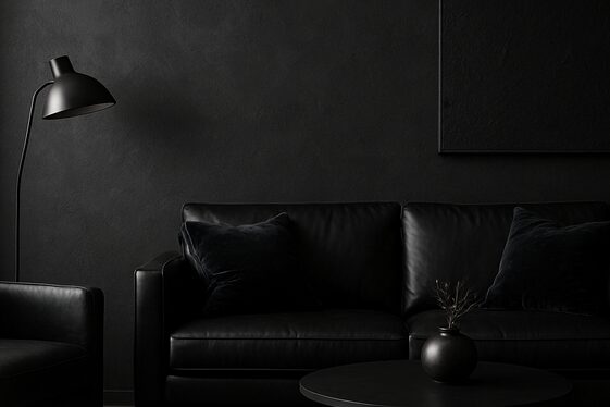 Layer Different Black Textures for Depth illustration