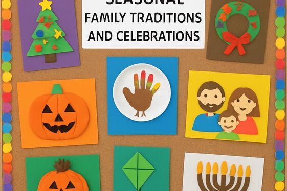 Seasonal Family Traditions Show-and-Tell illustration