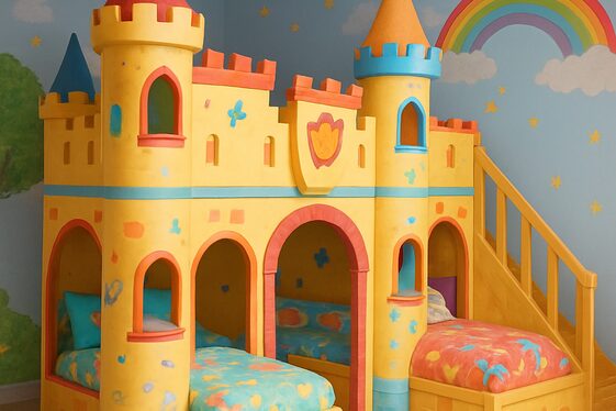 Themed Quad Bunk Beds for a Magical Kids’ Room illustration