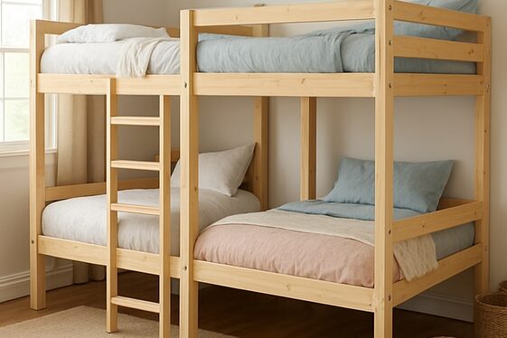 Affordable DIY Quad Bunk Bed Ideas for Budget Families illustration