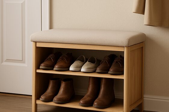 Create a Functional Shoe Storage Area illustration