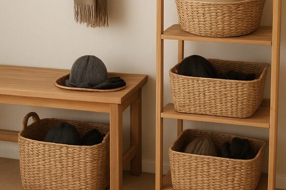 Use Decorative Baskets for Organization illustration