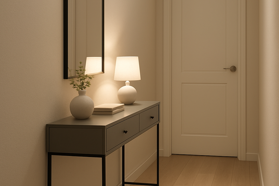 Opt for a Slim Console Table illustration