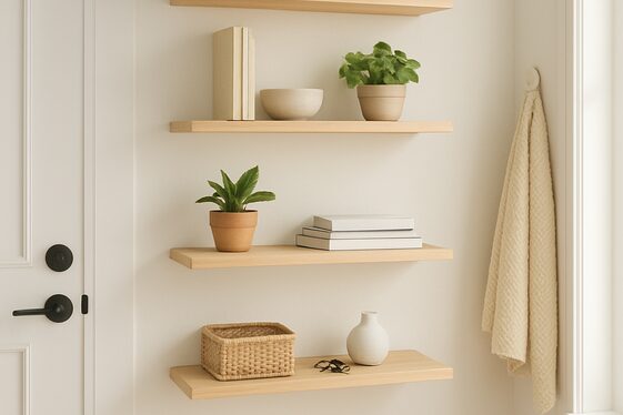 Go Vertical with Wall Shelves illustration