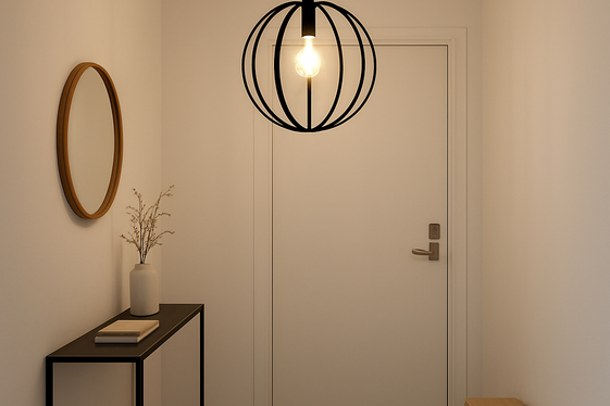Install Statement Lighting Fixtures illustration