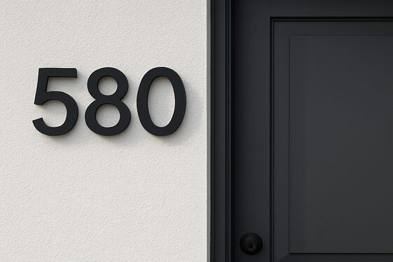Try Sleek House Numbers That Stand Out illustration