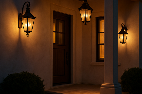 Install Stylish Outdoor Lighting illustration