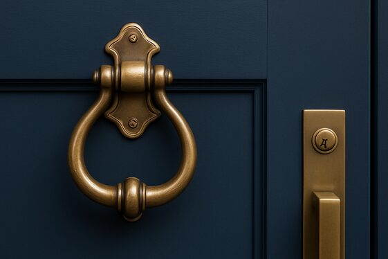 Add a Statement Door Knocker or Hardware illustration