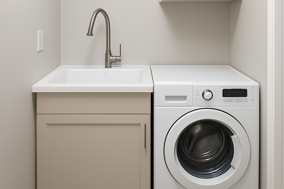 Include a Small Utility Sink for Convenience illustration