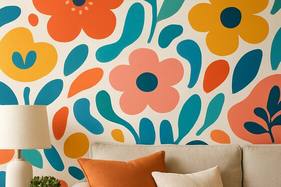 Use Peel-and-Stick Wallpaper for Instant Personality illustration