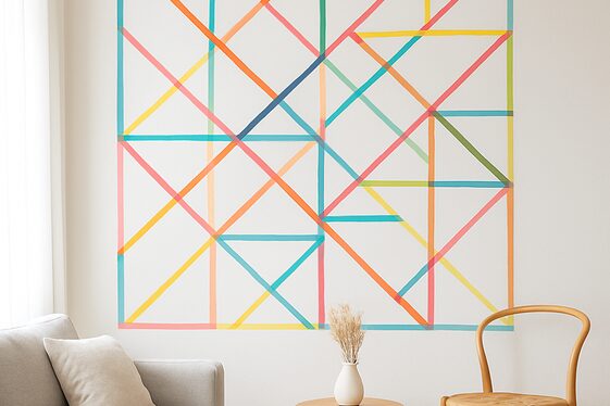 Add a Pop of Color Using Tape Designs illustration