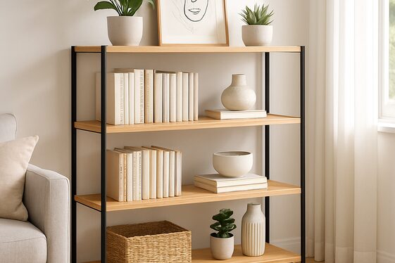 Add Stylish, Movable Shelving Units illustration