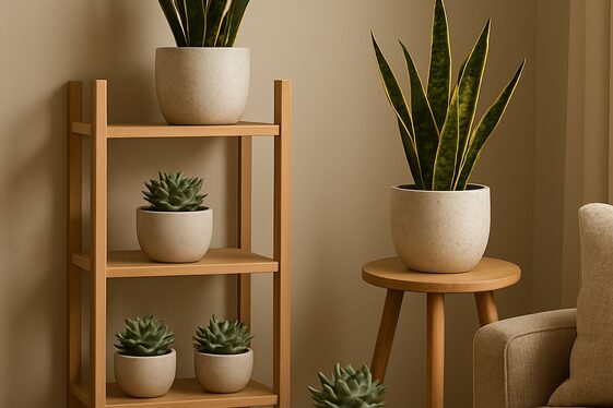 Add Greenery with Low-Maintenance Plants illustration