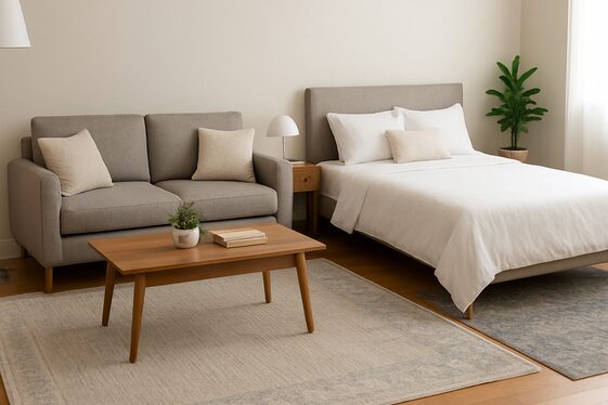 Define Areas with Area Rugs for Visual Separation illustration