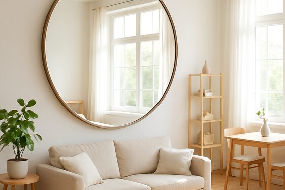 Add Mirrors to Reflect Light and Open the Space illustration