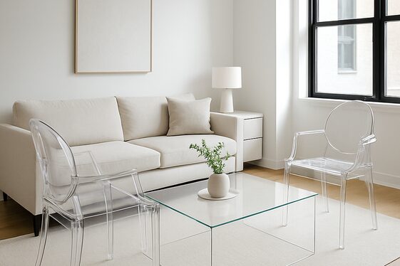 Choose Transparent Furniture to Enhance Openness illustration
